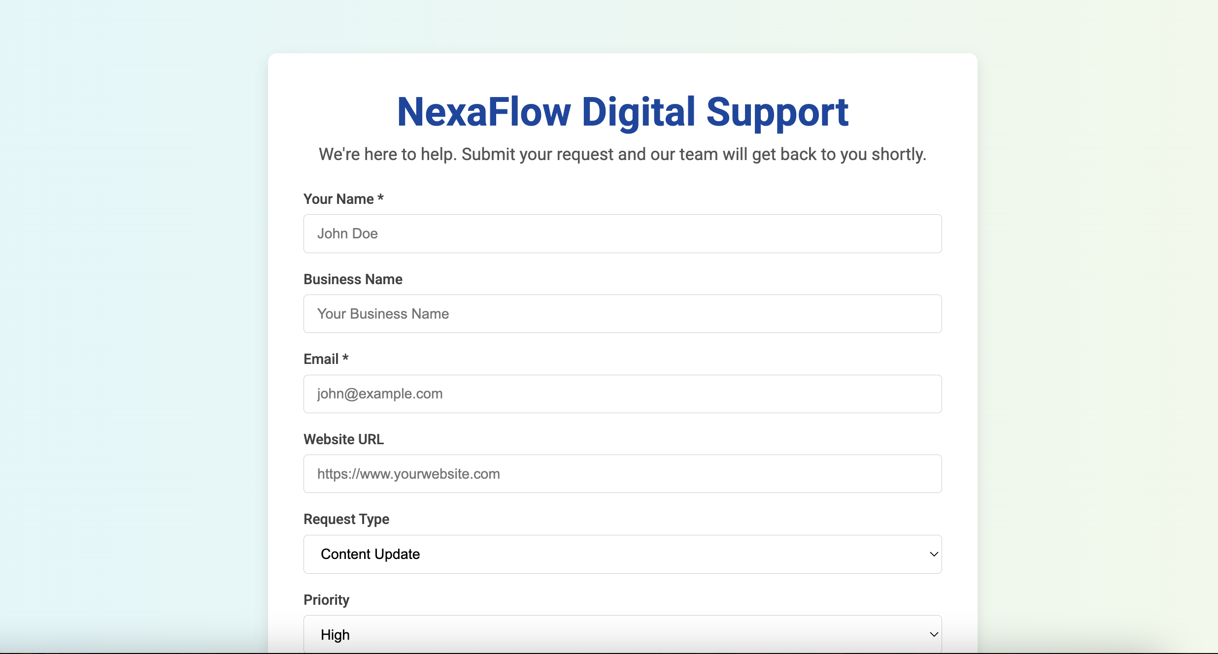 Help desk automation system