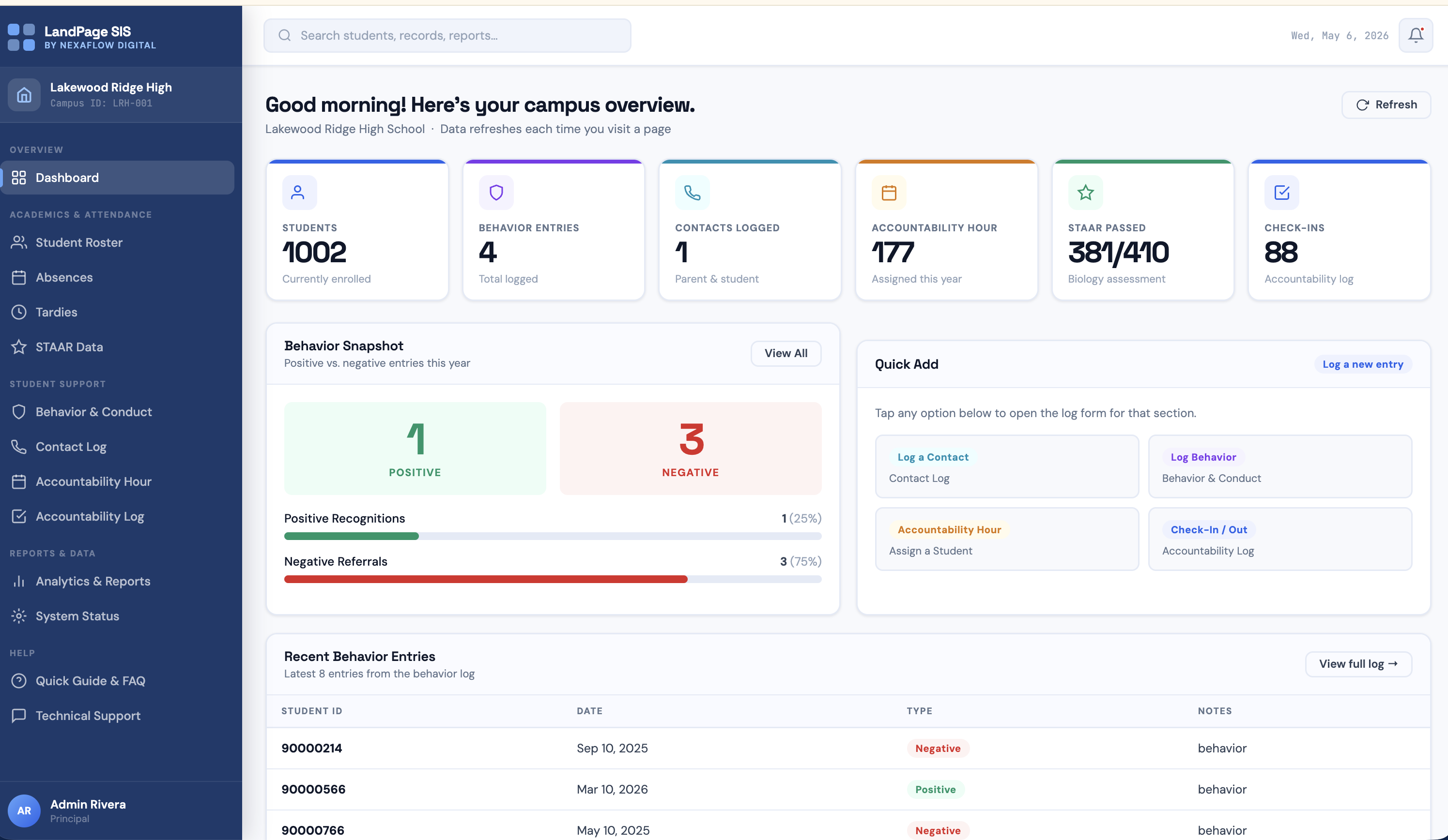 Student Information Platform
